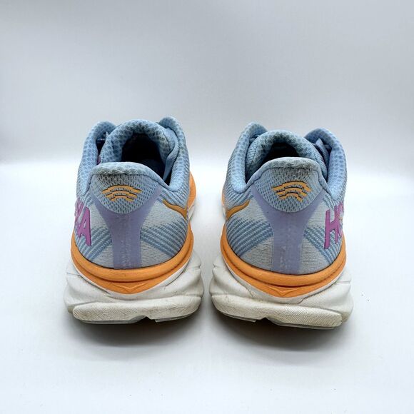 Hoka One One Womens Clifton 9 1127896 ABIW Blue Running Shoes Sneakers 10.5 B - Picture 4 of 7